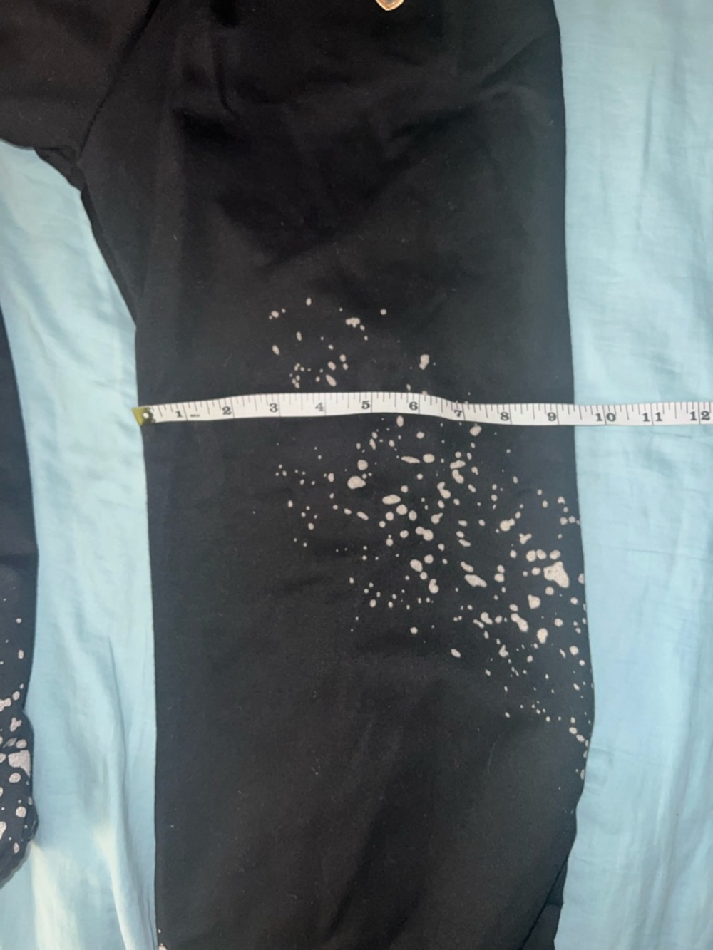 Primp Black Splatter Ice Cream Sweatpants Style ASO Jessica Simpson Size Large - Picture 10 of 10
